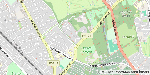 Map of Liverpool, Merseyside