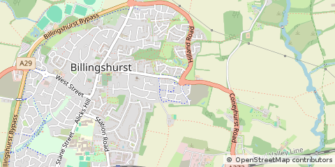 Map of Billingshurst
