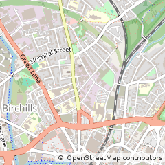 Map of Walsall, West Midlands