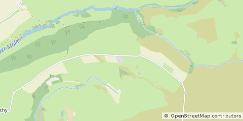 Map of South Molton, Devon