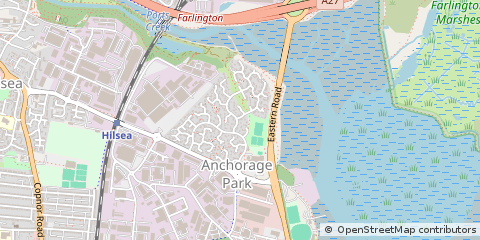 Map of Portsmouth, Hampshire