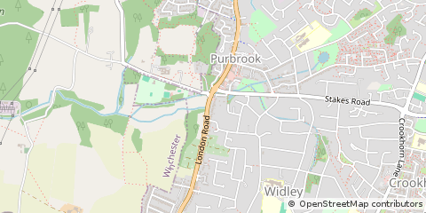 Map of Waterlooville, Hampshire