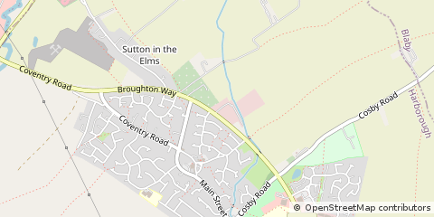 Map of Leicester, Leicestershire