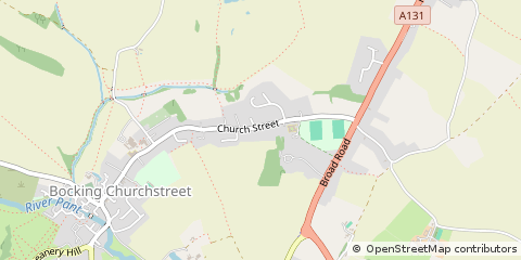Map of Braintree, Essex