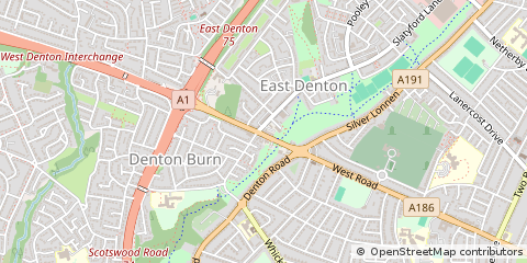 Map of Newcastle Upon Tyne