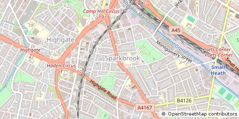 Map of Birmingham