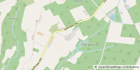 Map of Matlock, Derbyshire