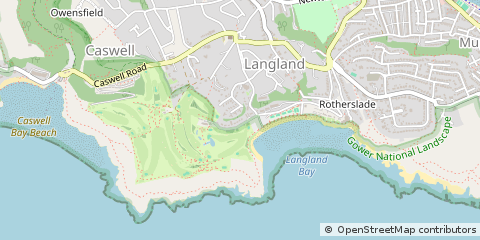 Map of Swansea