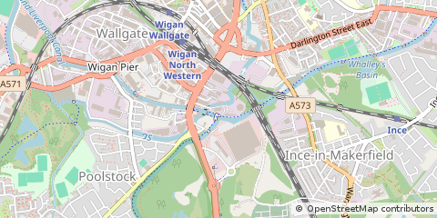 Map of Wigan