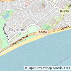 Map of Swansea