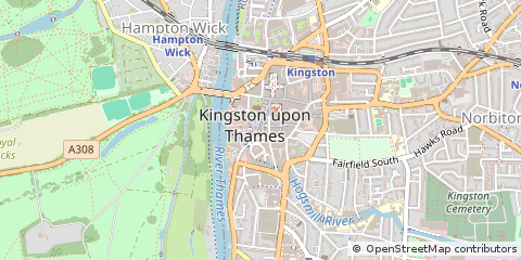Map of Surrey