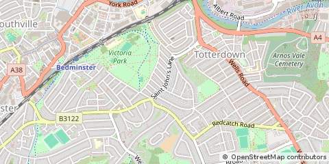 Map of Bristol