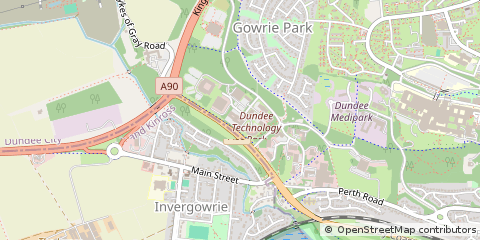 Map of Dundee