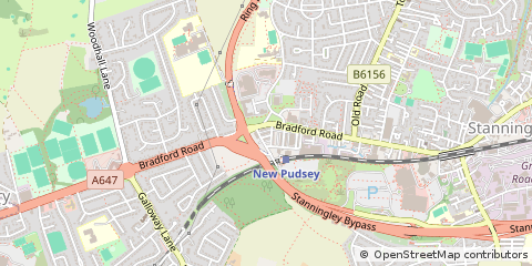 Map of Pudsey