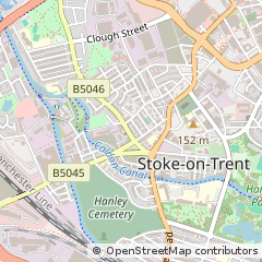 Map of Stoke-on-Trent