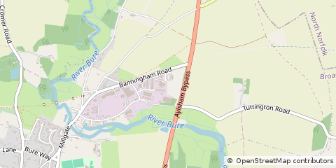 Map of Norwich, Norfolk
