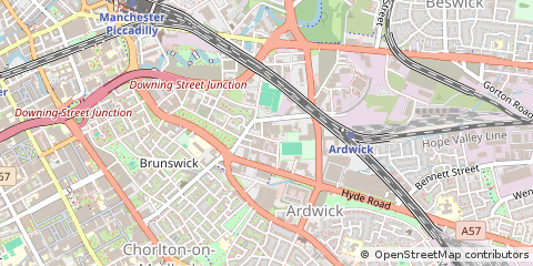 Map of Manchester