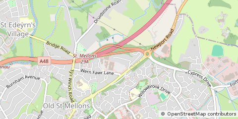 Map of Cardiff