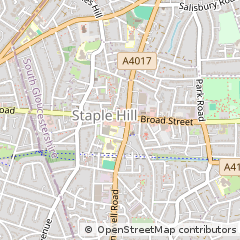 Map of Bristol, Avon