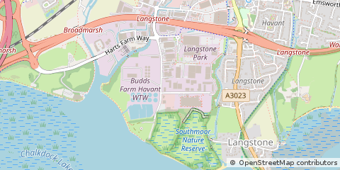 Map of Havant, Hampshire