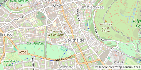 Map of Edinburgh