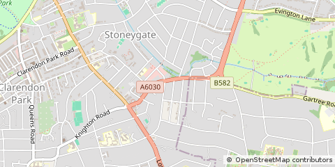 Map of Leicester