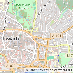 Map of Ipswich, Suffolk