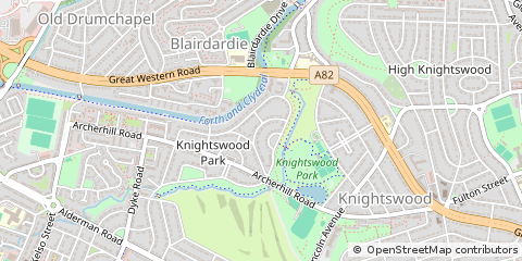 Map of Glasgow