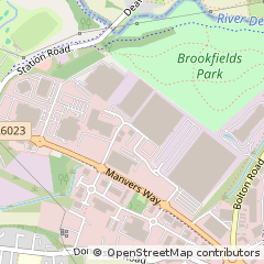 Map of Rotherham