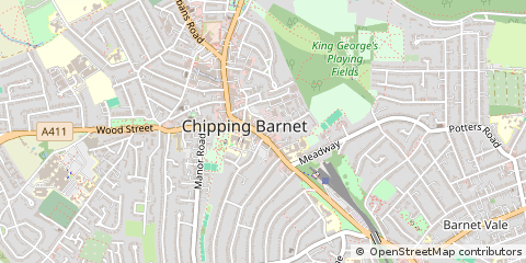 Map of Barnet