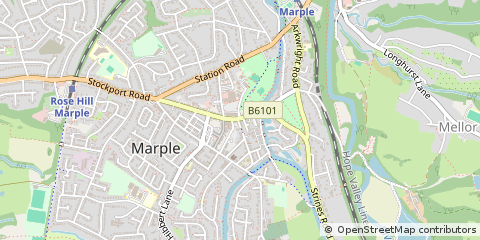 Map of Stockport