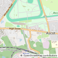 Map of Ascot, Berkshire
