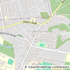 Map of Crowthorne