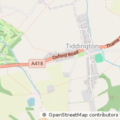 Map of Thame, Oxfordshire