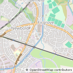 Map of Rochdale, Surrey