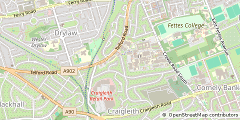 Map of Edinburgh