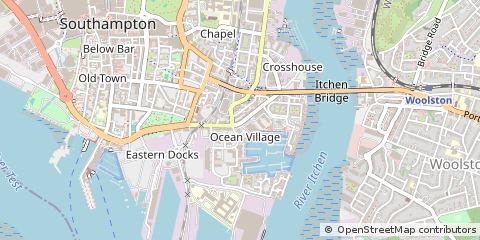 Map of Southampton