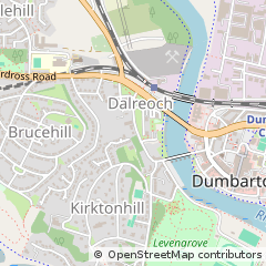 Map of Dumbarton