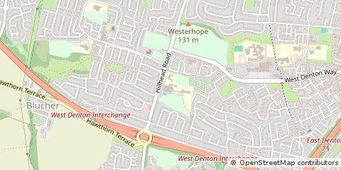 Map of Newcastle Upon Tyne, Tyne and Wear