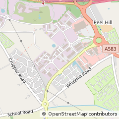 Map of Blackpool, Lancashire