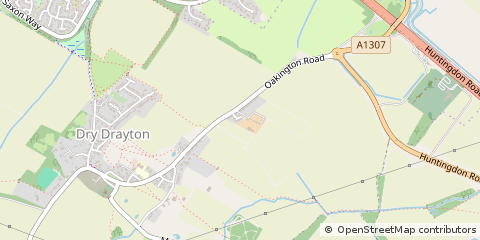 Map of DRY Drayton, Cambridgeshire