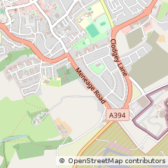 Map of Helston, Cornwall