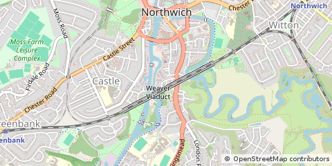 Map of Northwich, Cheshire