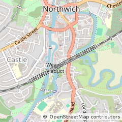 Map of Northwich, Cheshire