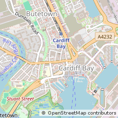 Map of Cardiff