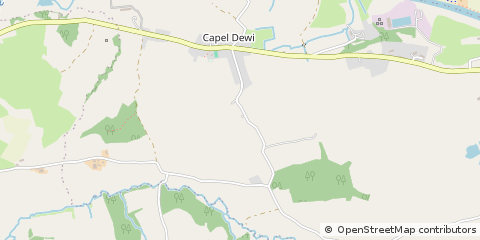 Map of Carmarthen