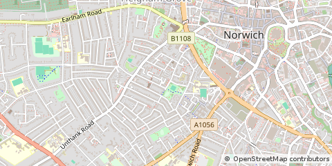 Map of Norwich, Norfolk