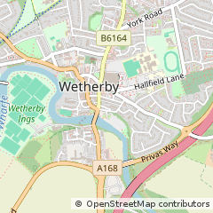 Map of Wetherby, West Yorkshire