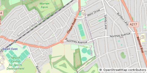 Map of Sutton
