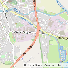 Map of Ripon, North Yorkshire